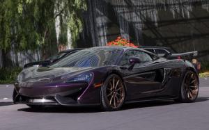 McLaren 570S Cobalt Violet on ADV.1 Wheels (ADV10 TRACK SPEC)